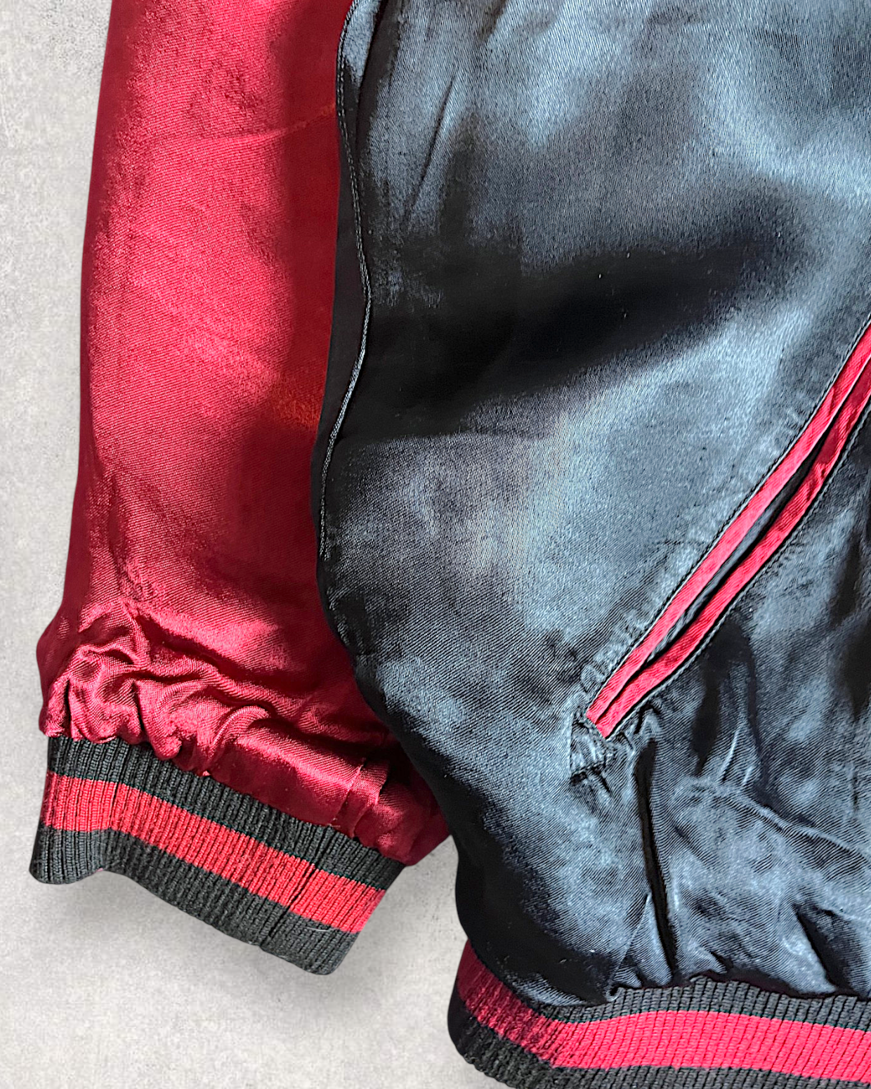 【XXL】 Karakuri Tamashii Reversible Sukajan Jacket – Dragon Embroidery Japan Souvenir Jacket