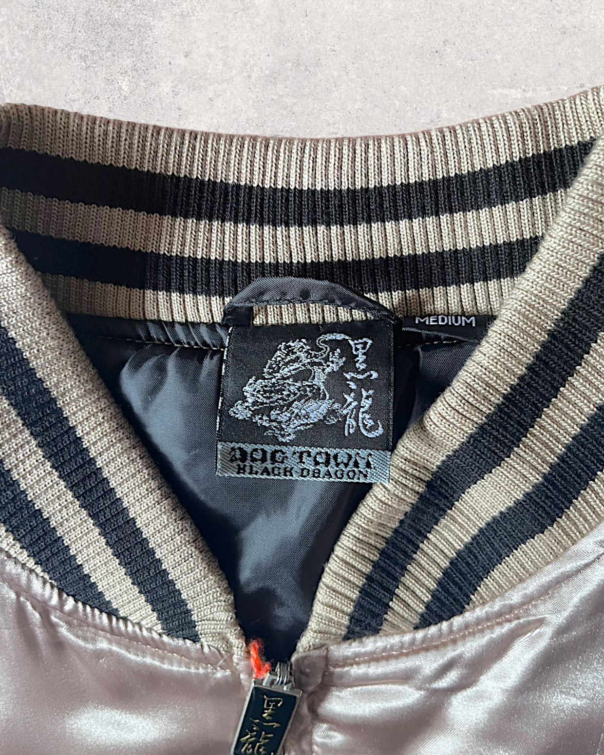 [KOKURYU - Black Dragon]  Bomber jacket Vintage / Single