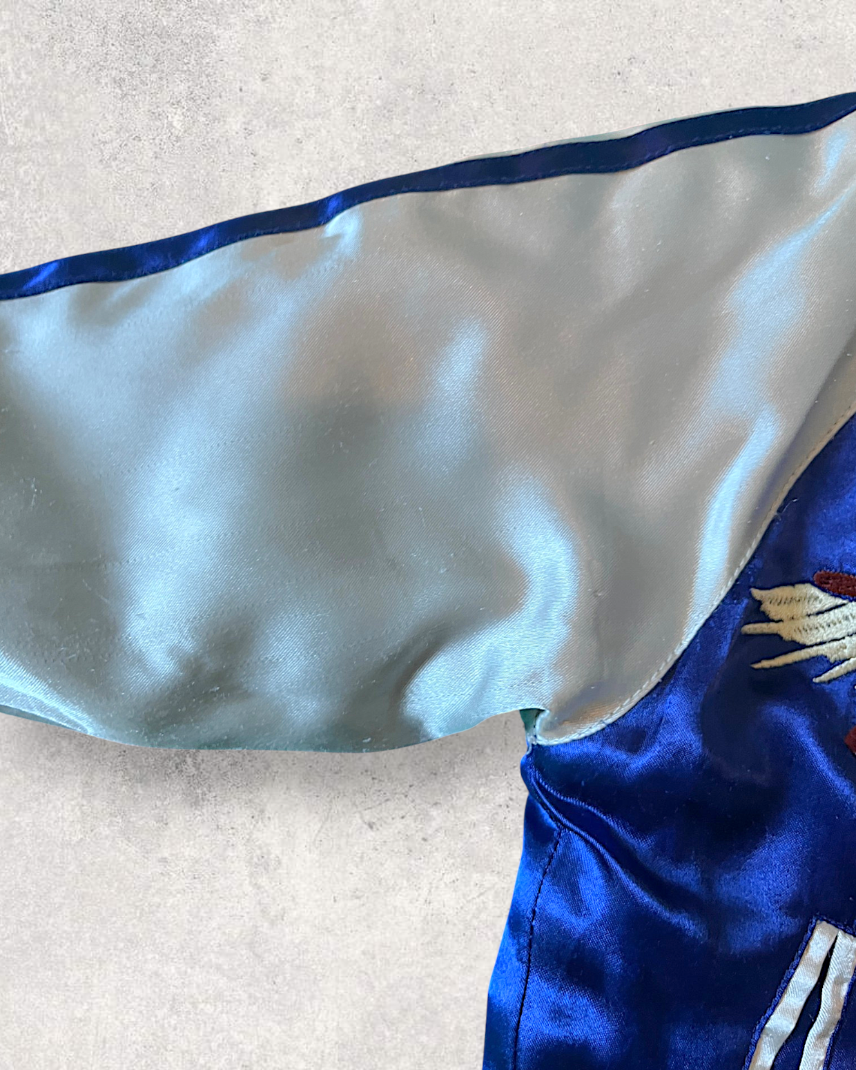 【KIDS】80cm Vintage Kids Reversible Sukajan Jacket “Tiger & Eagle”