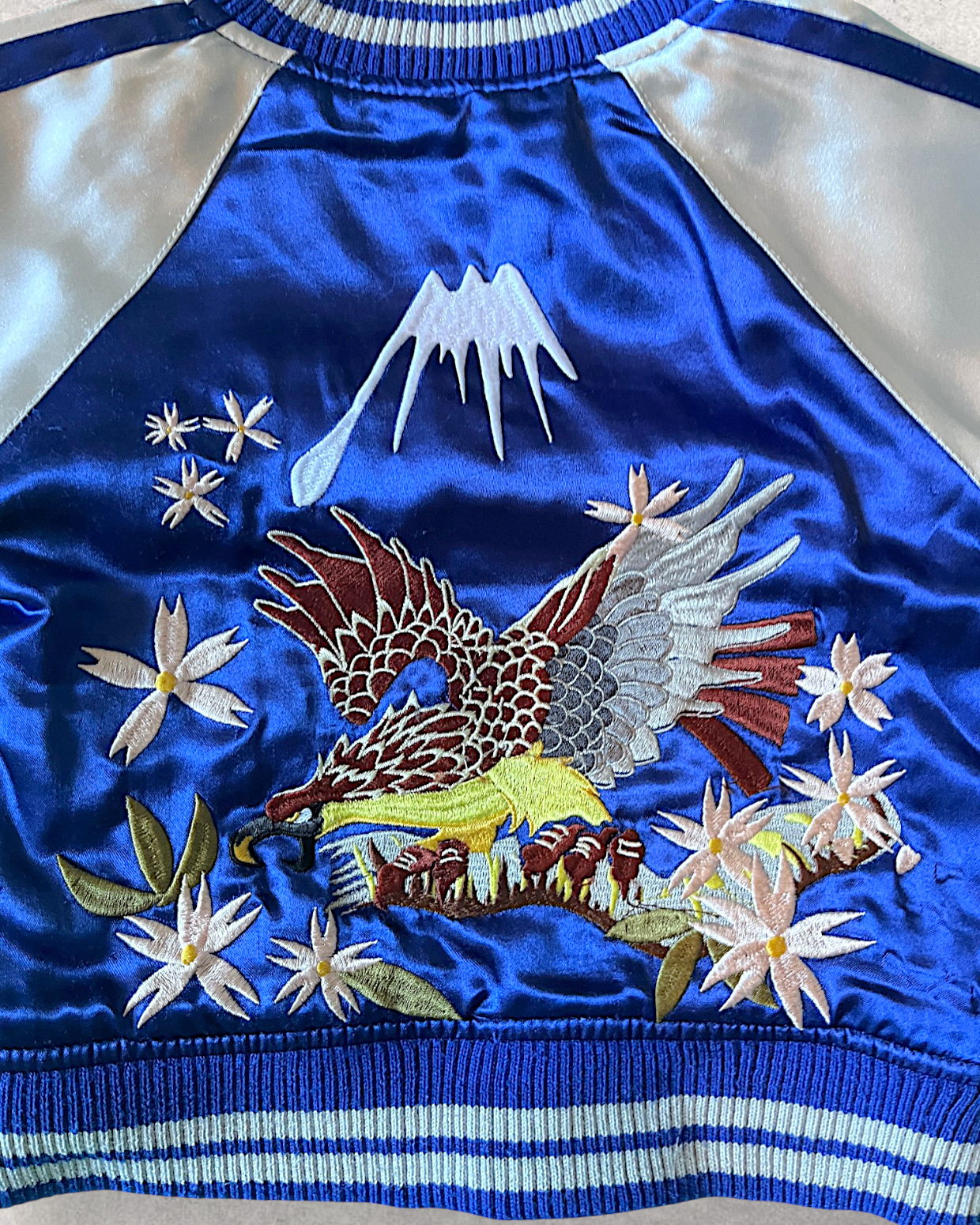 【KIDS】80cm Vintage Kids Reversible Sukajan Jacket “Tiger & Eagle”