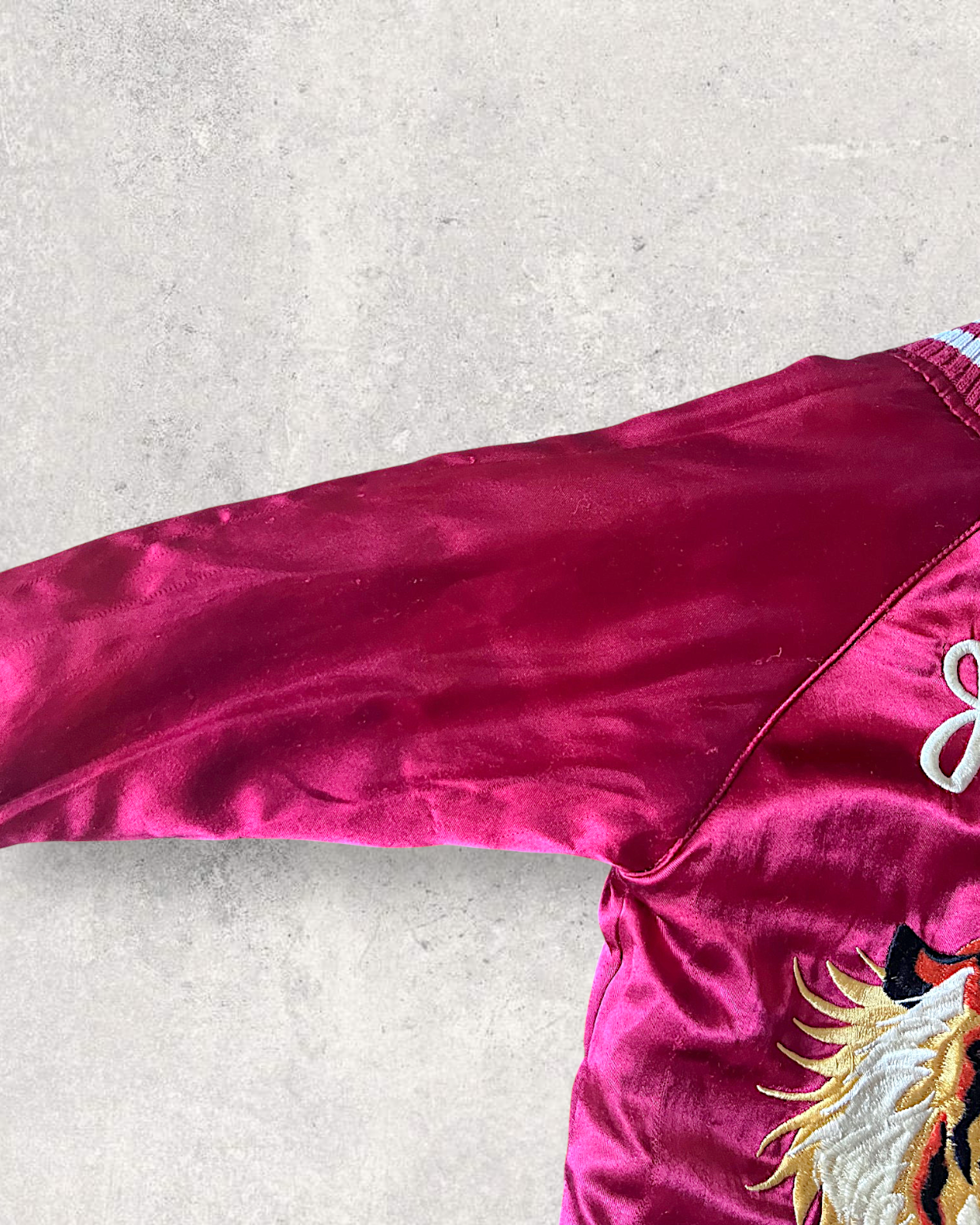 【KIDS】80cm Vintage Kids Reversible Sukajan Jacket “Tiger & Eagle”