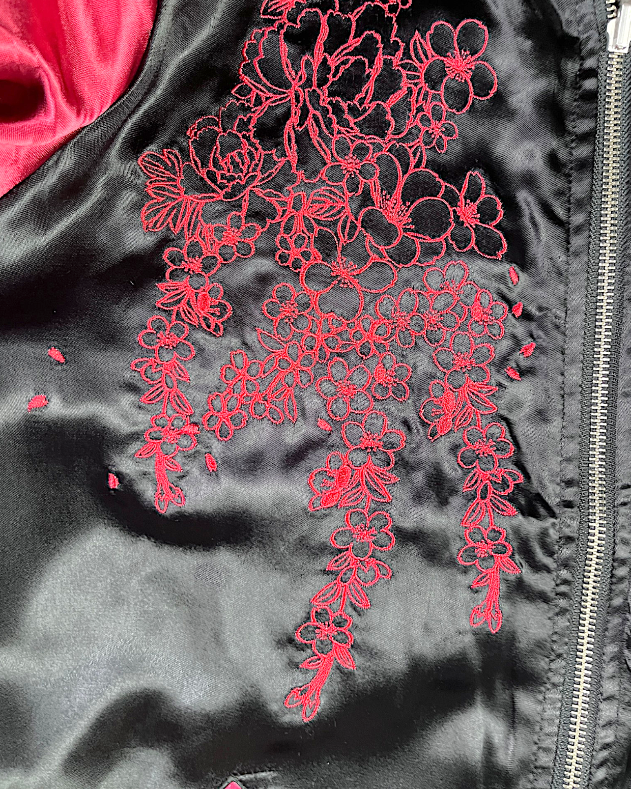 【XL】Karakuri Tamashii Reversible Dragon Sukajan Jacket XL – Japanese Embroidered Souvenir Jacket