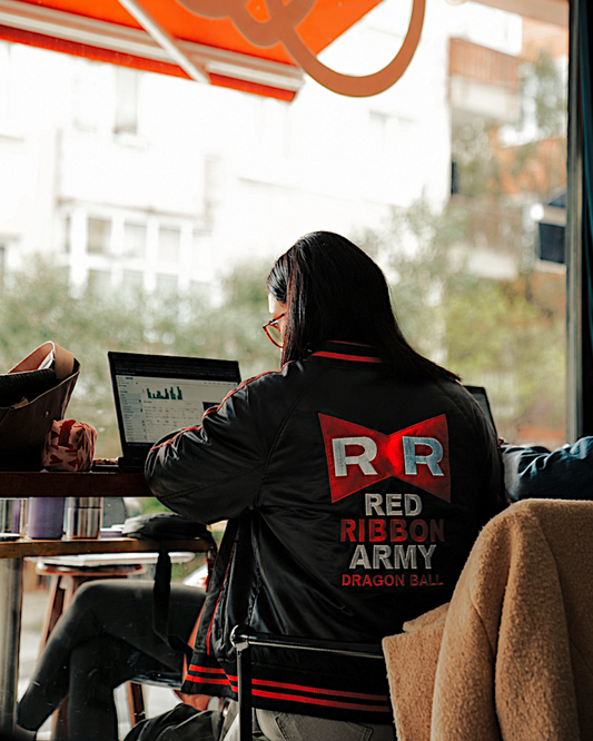[RED RIBBON ARMY - DRAGONBALL]  Bomber jacket New / Single