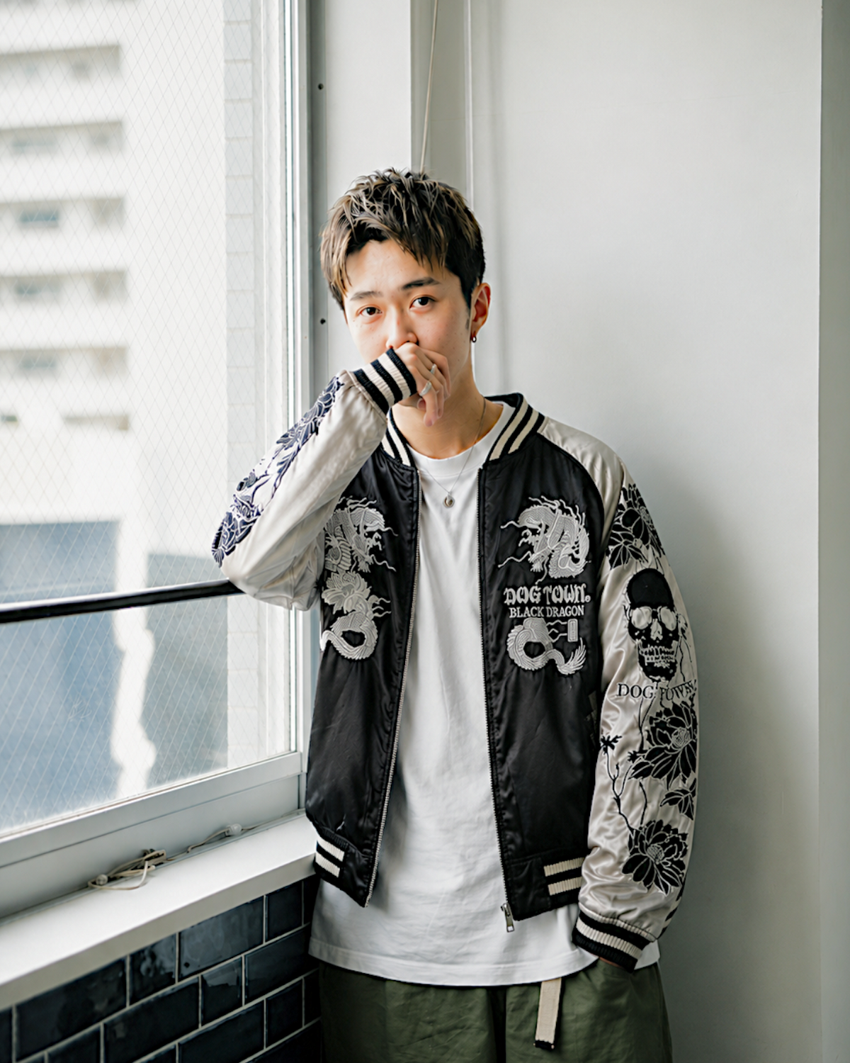 [Kabuki DJ]  Bomber jacket Vintage / Single