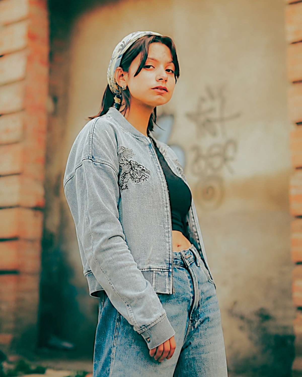 Divider Tiger Denim Sukajan jacket Stylish | Spring | Vintage