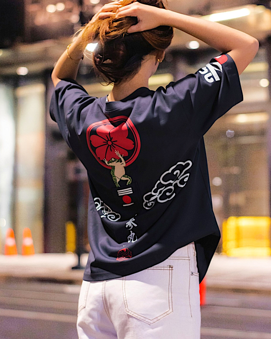 Sanmaruichi Rare pocket Black  T- shirts | Bran new