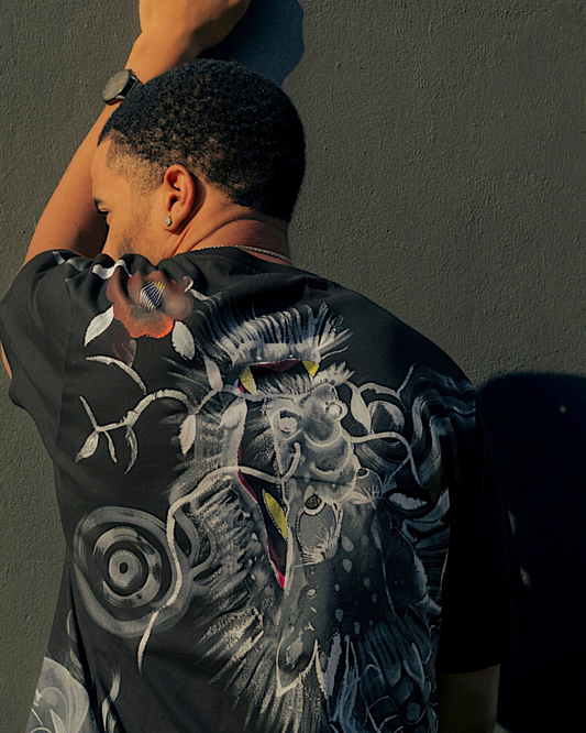 RARE made in Japan Handwritten shirt Black T - shirts | Bran new