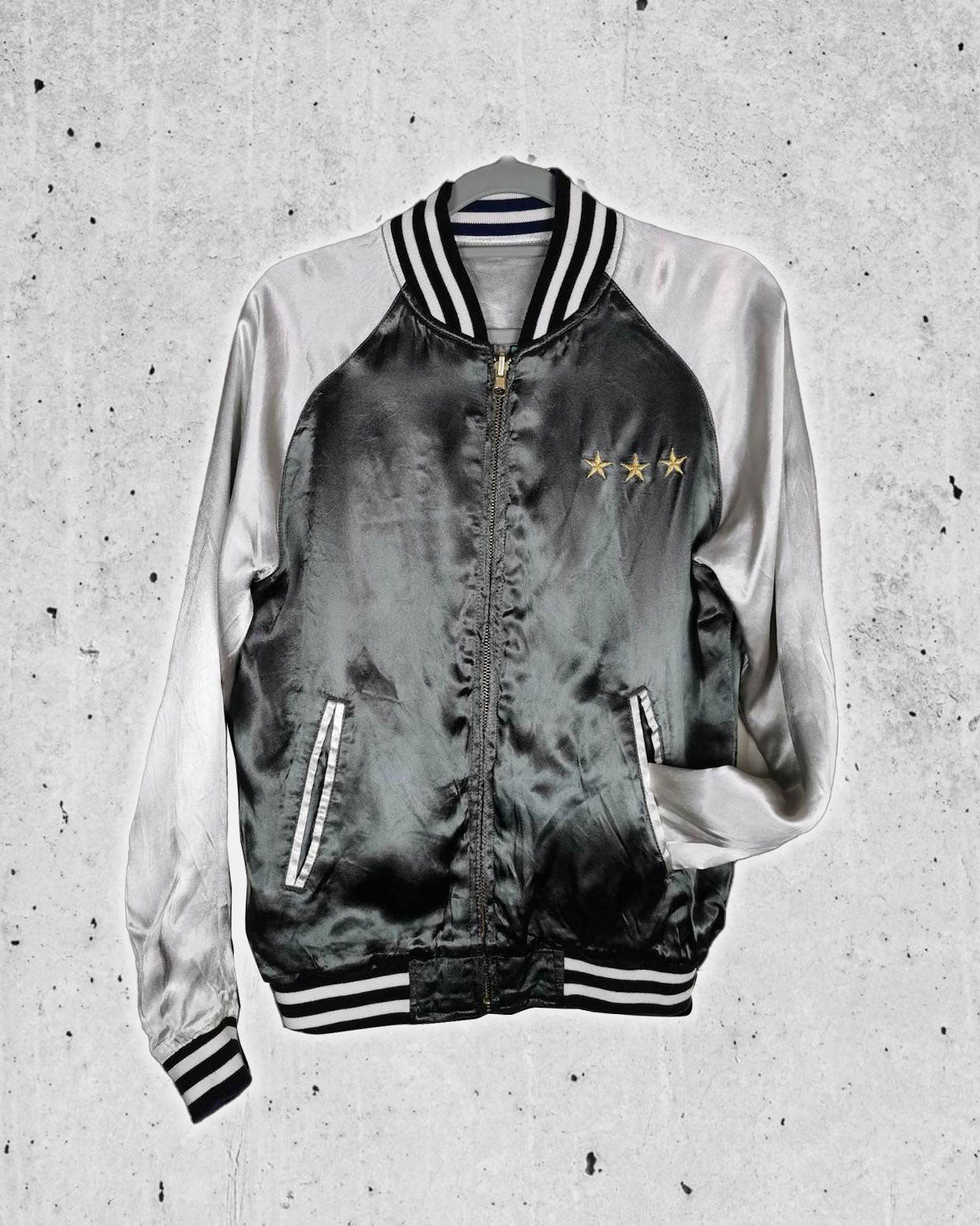 Cat girl sukajan ☆] Bomber jacket Vintage / Reversable
