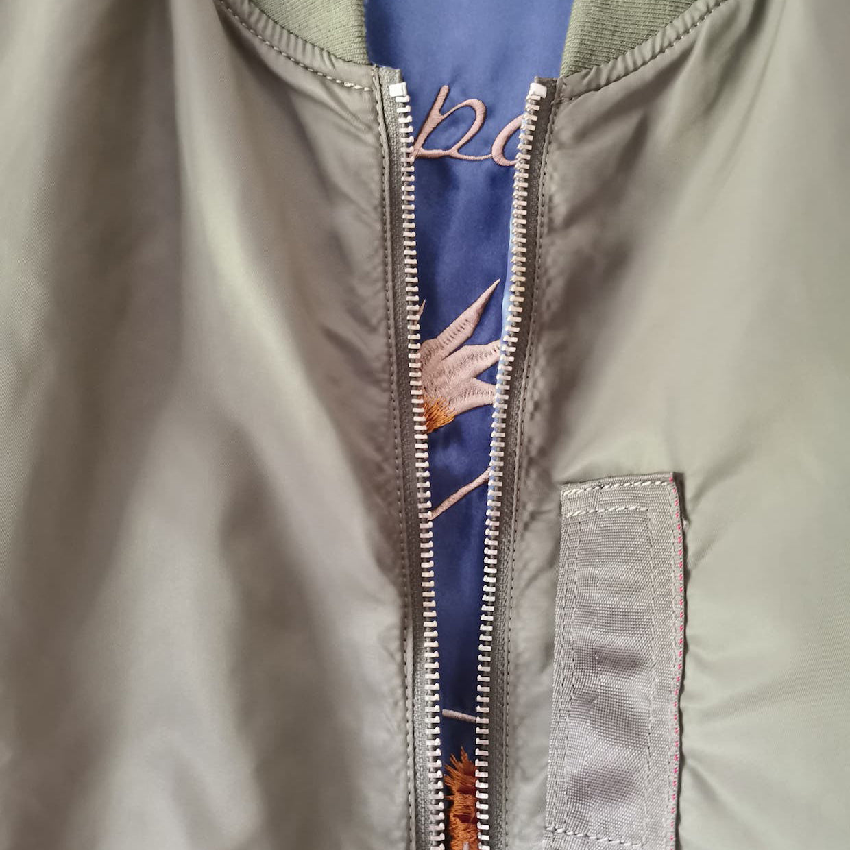 [XL] ALPHA INDUSTRIES - MA-1  [TAKA and DRAGON] Vintage / Reversable