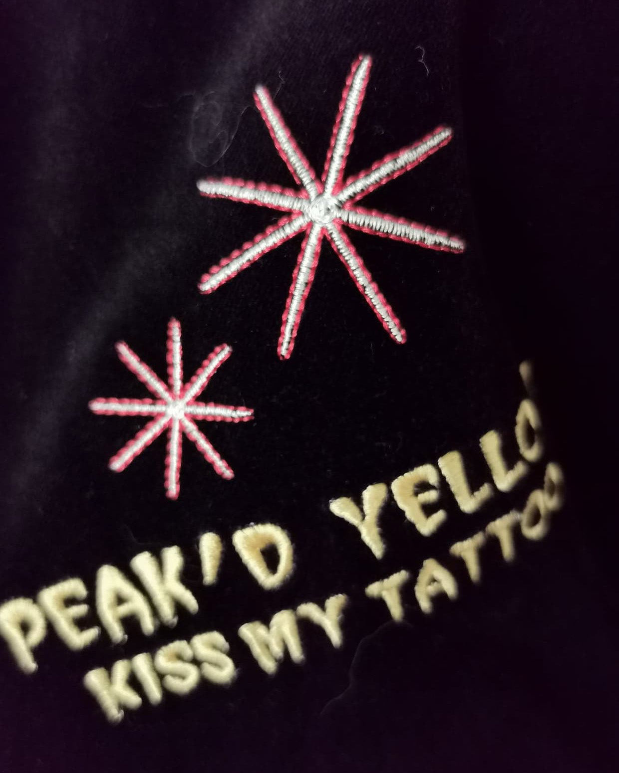 [PEAK'D YELLOW - Enjoy This Moment]  Bomber jacket Vintage / Reversable