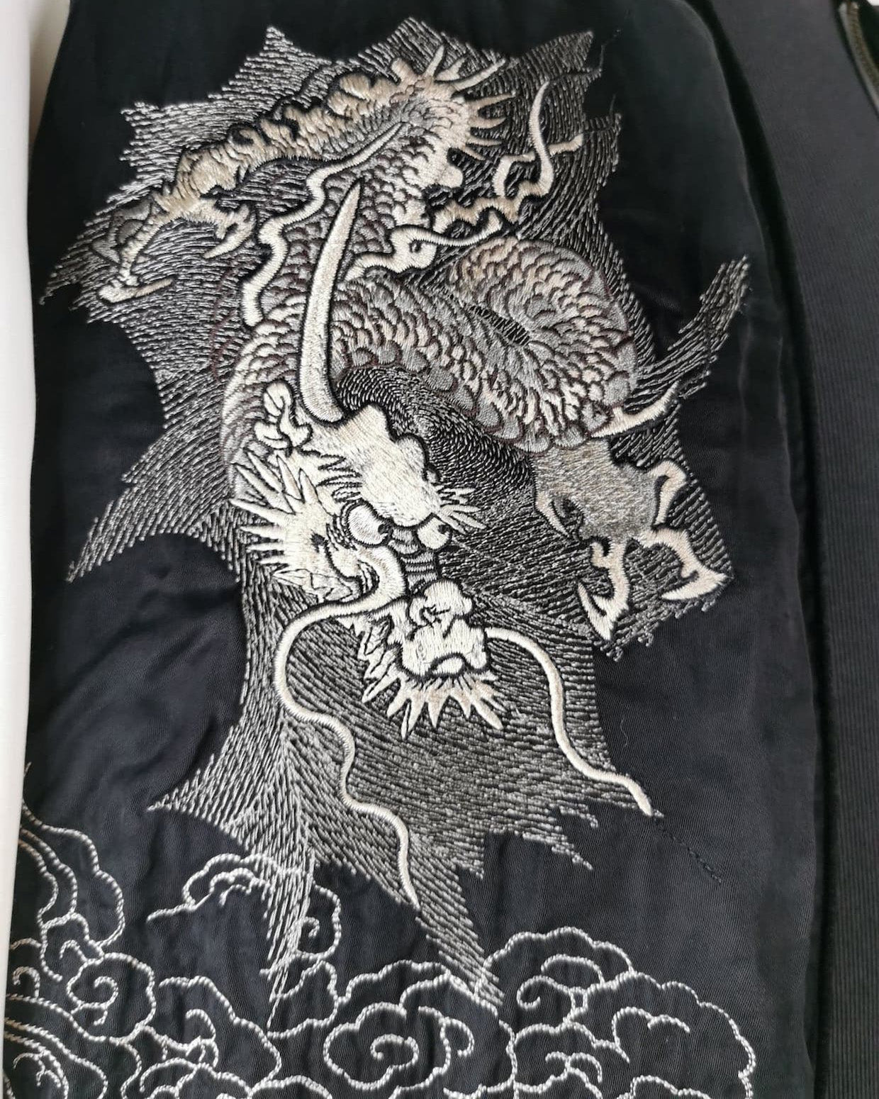 Fashion retro dragon print coat hotsell