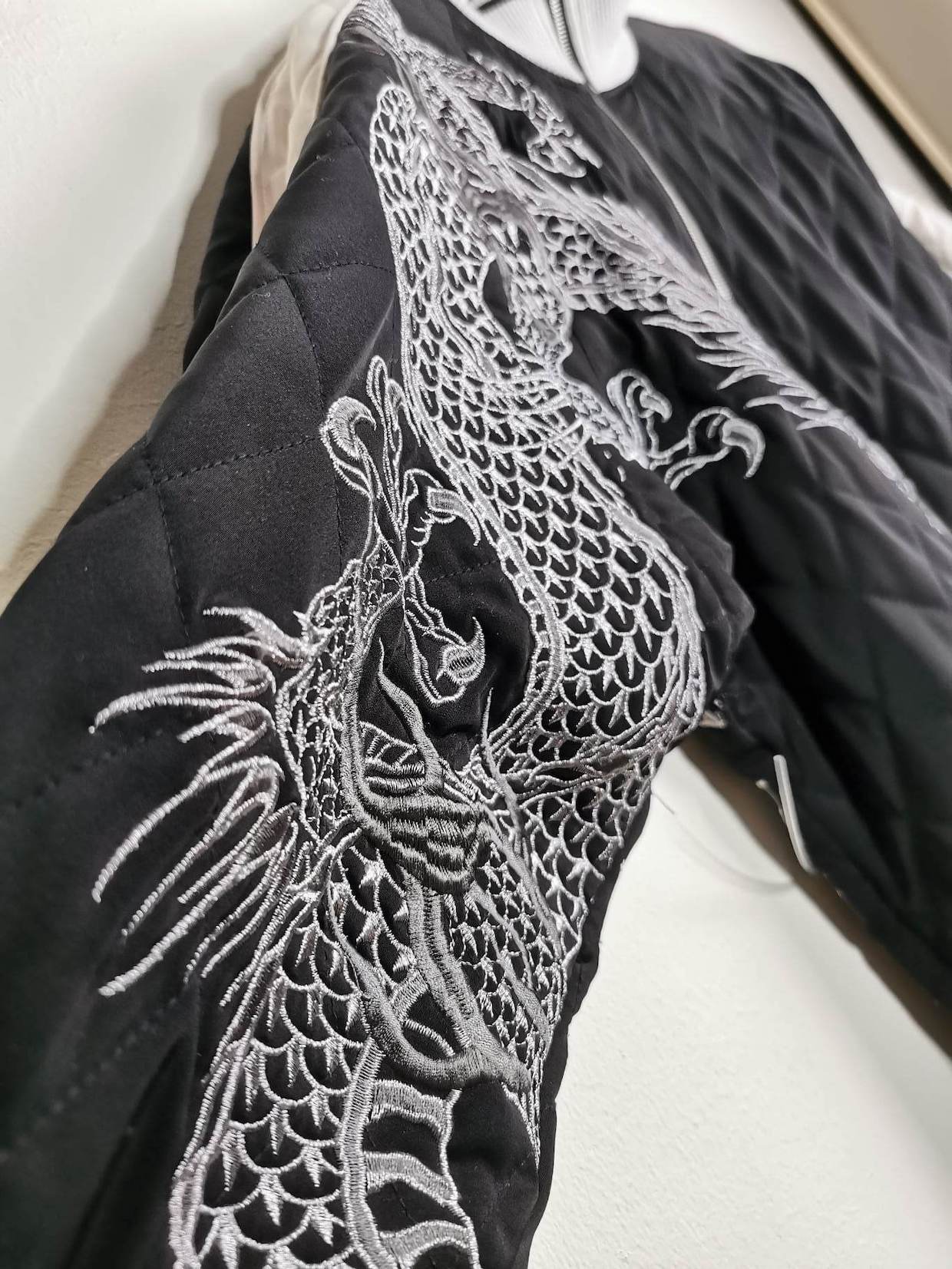 [Devine Dragon] - Vintage  Bomber jacket / Single