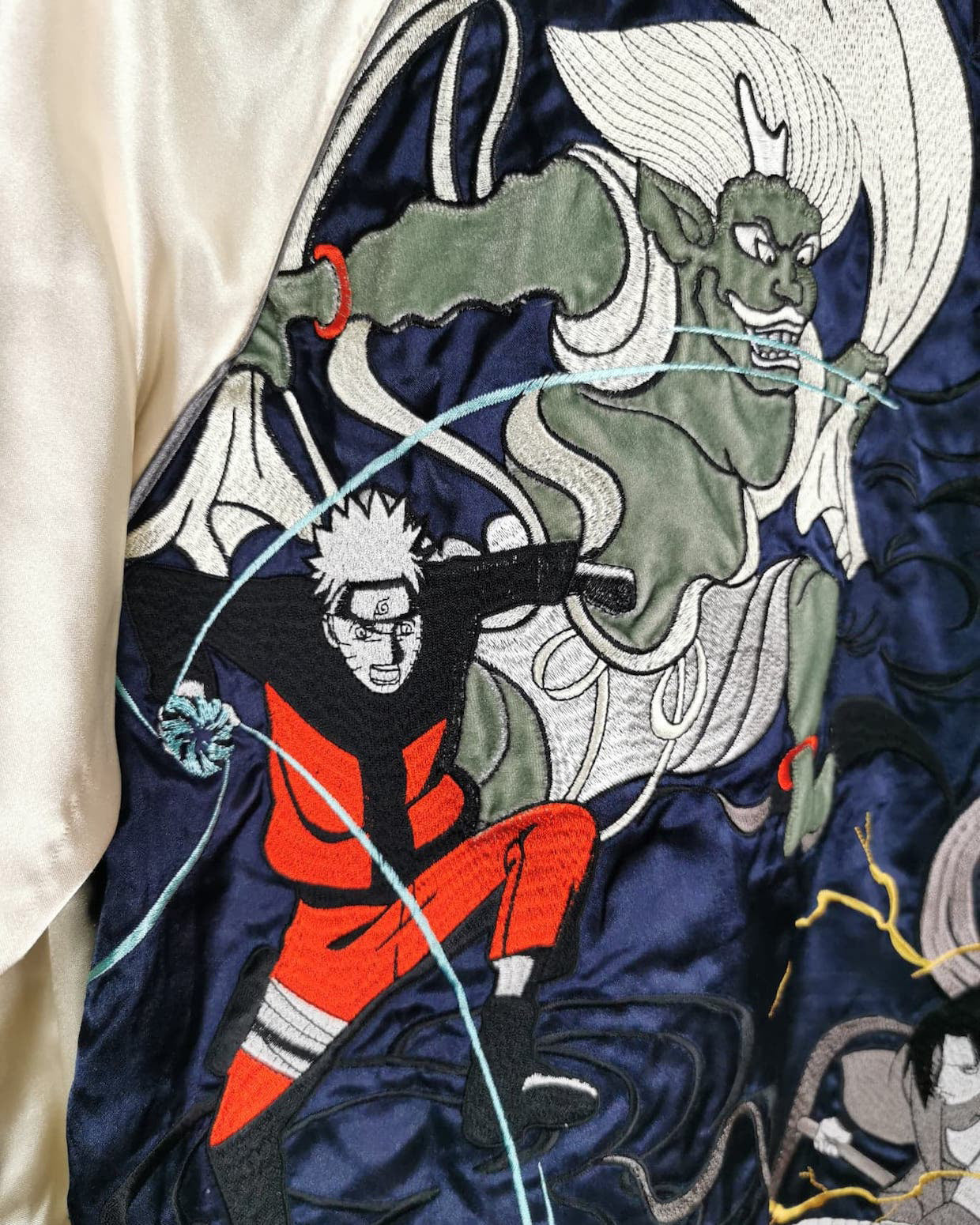 Bomber jacket [NARUTO NINE TAIL FOX x Wind of God and