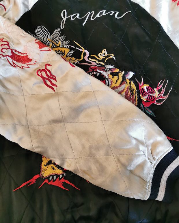 ジャケット・アウター vintage beroa sukajan TIGER & DRAGON] Bomber jacket Vintage / Single – BIREI JAPAN